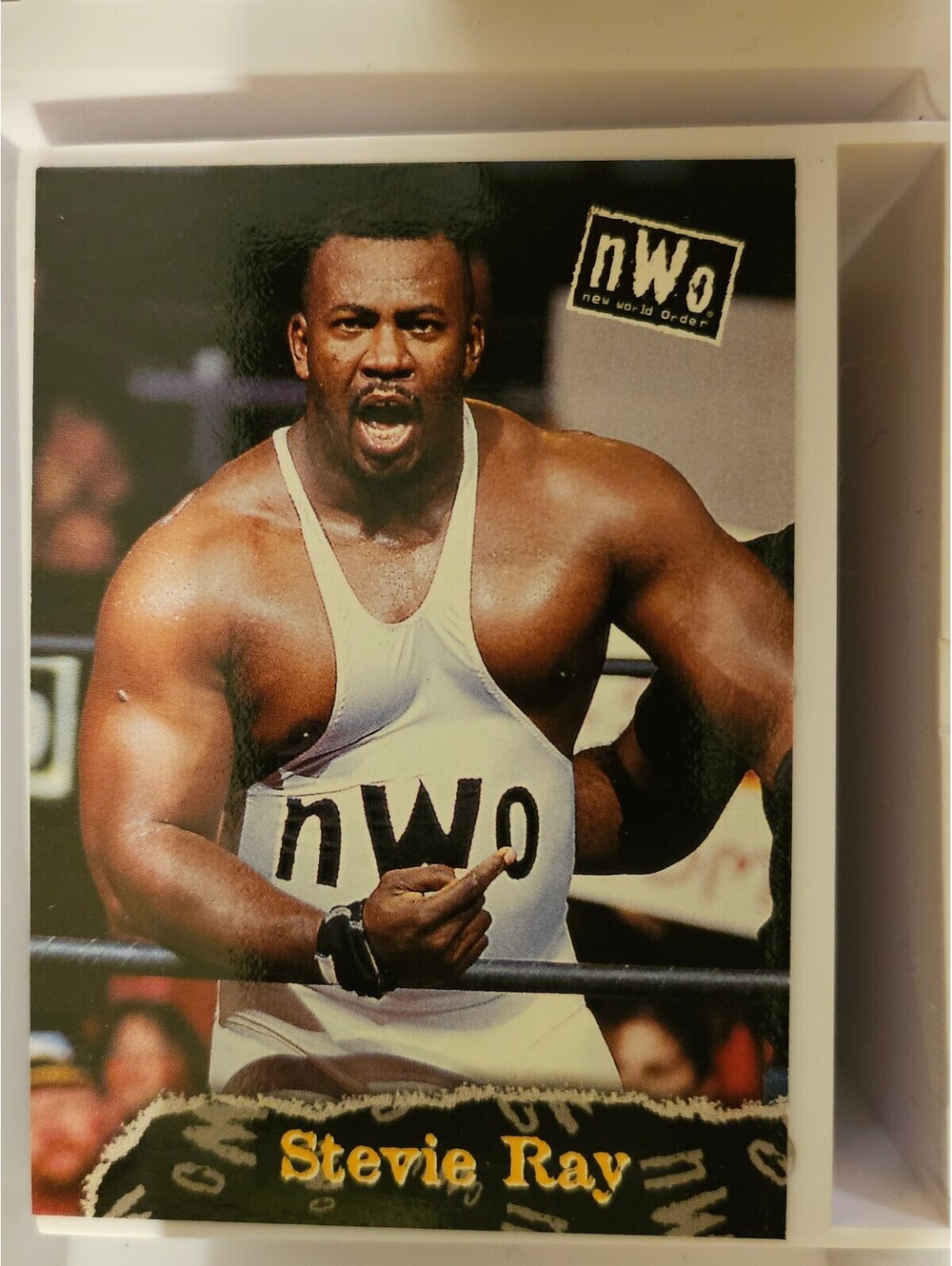Stevie Ray 1998 Topps WCW/NWO Base Set Card #34 Harlem Heat